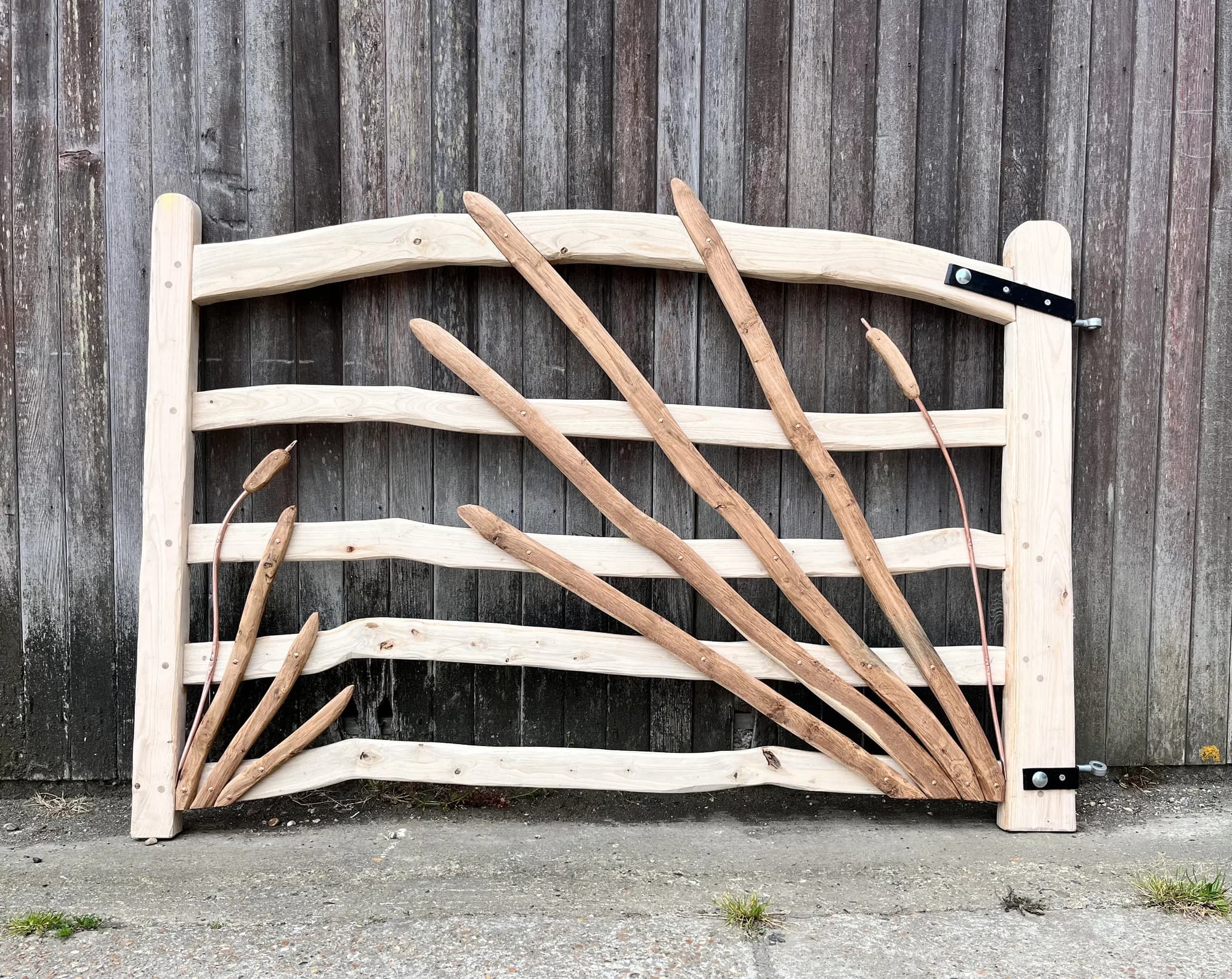 A Gate to Match the Corrugated Fence