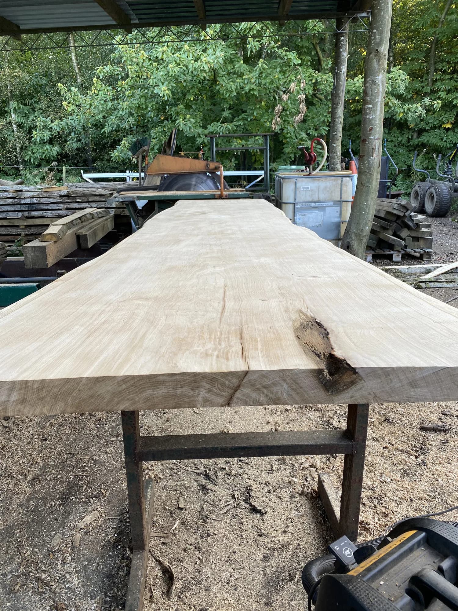 large smooth slab top view